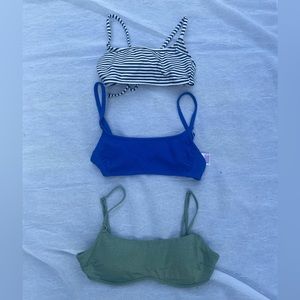 Three adorable bikini suits